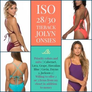 ISO: Size 28/30 Tieback Jolyn Onsies